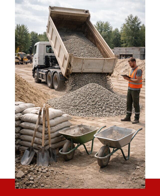 Доставка нерудных материалов в Екатеринбурге от 1230 руб. | ПРОНЕРУДКтр