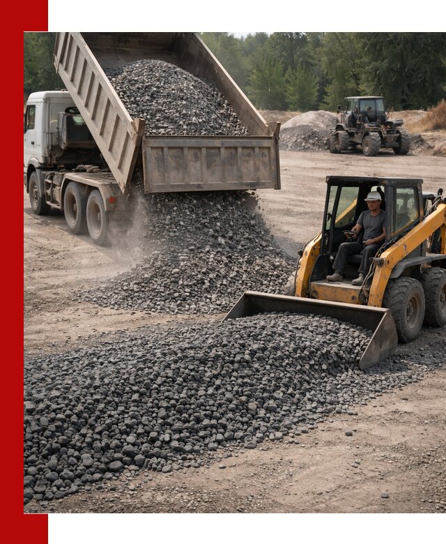Гранитный щебень фракция 40-70 с доставкой в Екатеринбурге