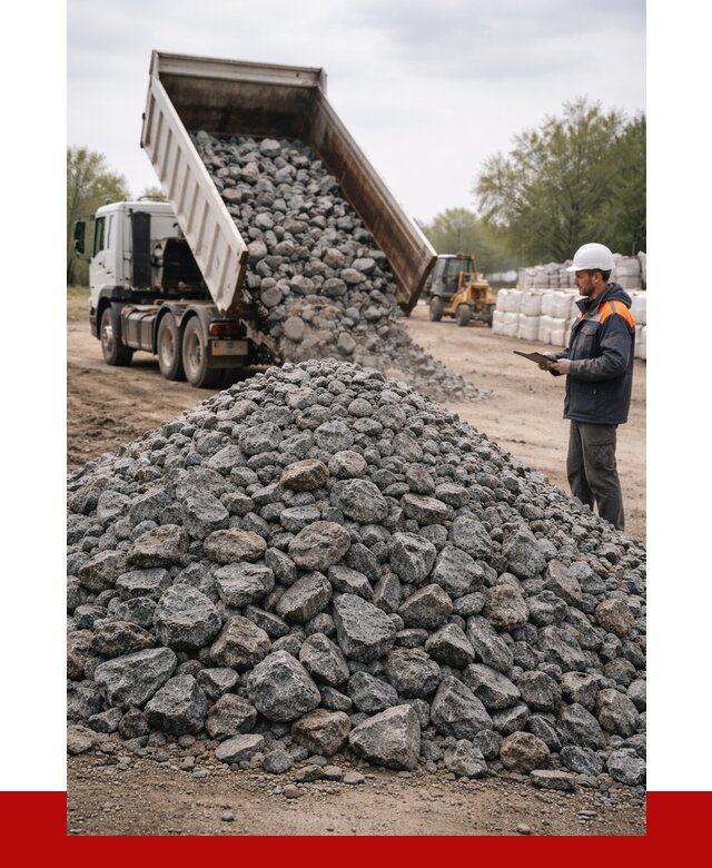 Гранитный щебень фракция 100-200 в Екатеринбурге от 4305 р. ПРОНЕРУДКтр