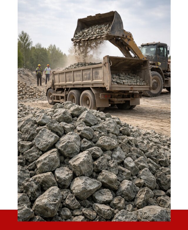 Щебень габбро диабаз фракция 70-150 в Екатеринбурге от 2870 р.|ПРОНЕРУДКтр