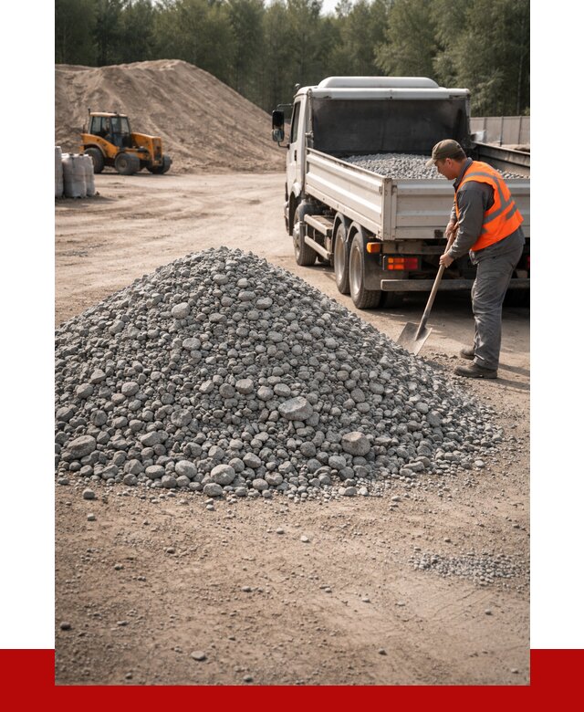 Гравийный щебень фракция 5-10 в Екатеринбурге от 2255 р. | ПРОНЕРУДКтр