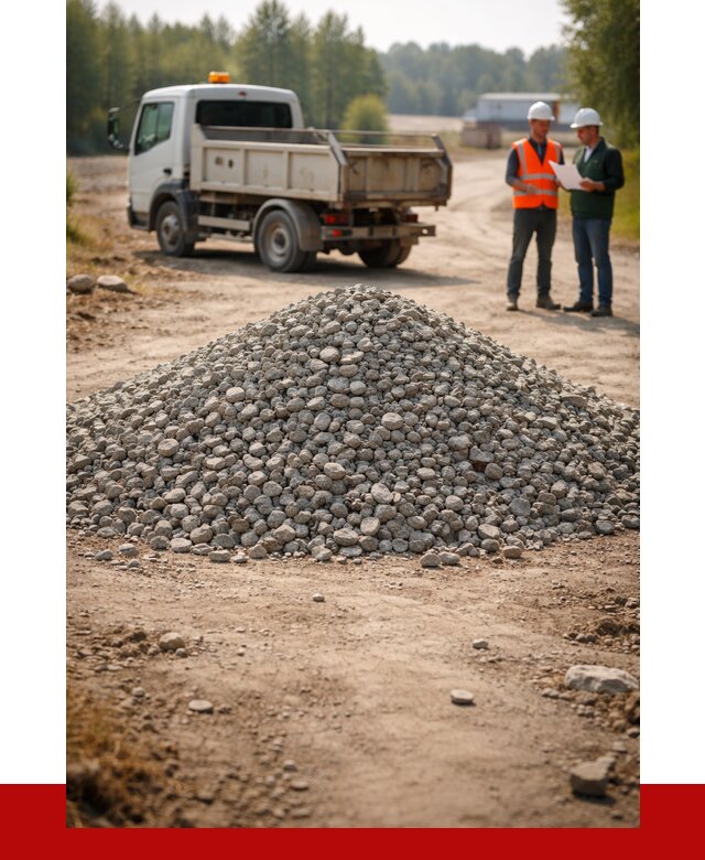 Гравийный щебень фракция 20-40 в Екатеринбурге от 1230 р. | ПРОНЕРУДКтр