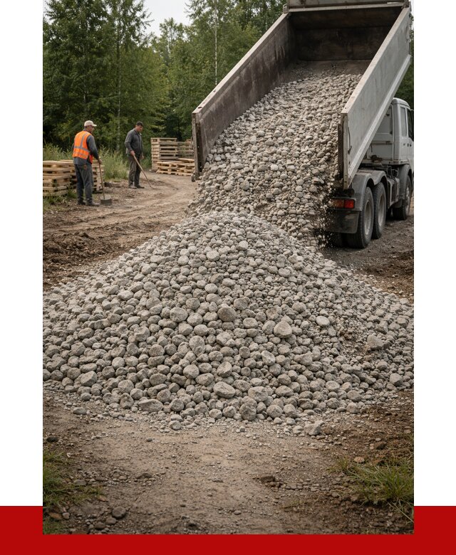 гравийный щебень фракция 70-120 в Екатеринбурге от 2511 р. ПРОНЕРУДКтр