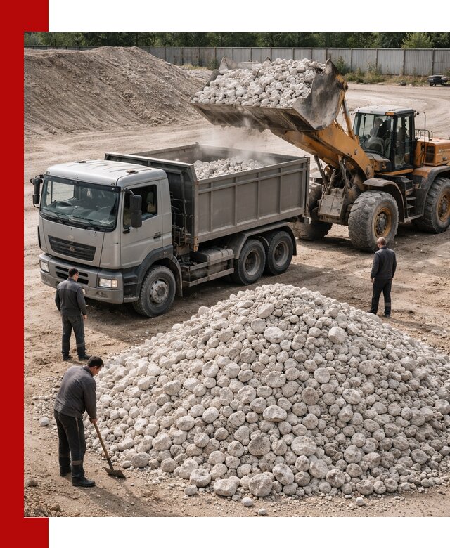 Известняковый щебень фракция 70–150 с доставкой в Екатеринбурге