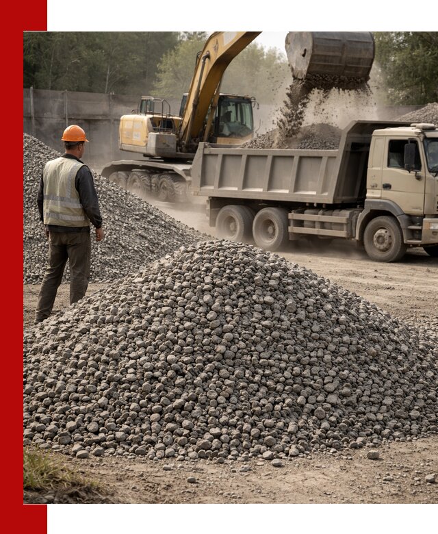 Шлаковый щебень фракция 5-20 с доставкой в Екатеринбурге