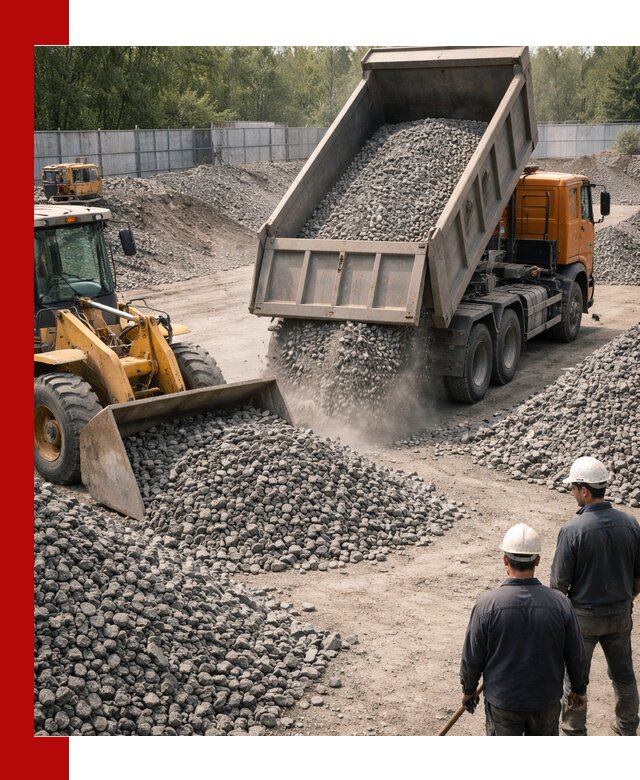 Шлаковый щебень фракция 20-40 доставка и продажа в Екатеринбурге