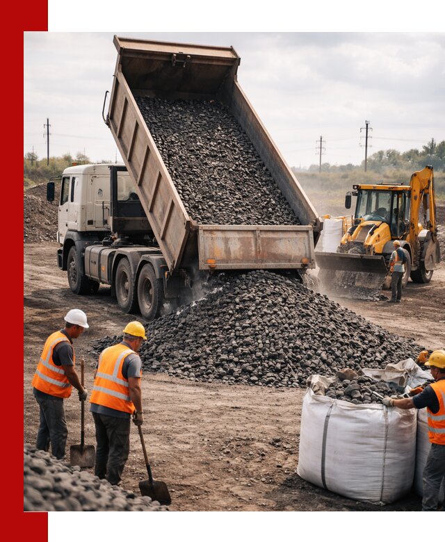 Шлаковый щебень фракция 40-70 с доставкой в Екатеринбурге