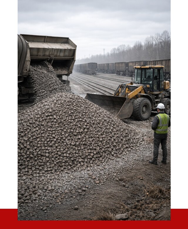 Купить железнодорожный щебень в Екатеринбурге от 2870 р. | ПРОНЕРУДКтр
