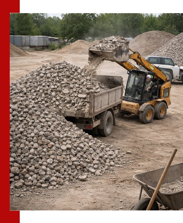 Доставка вторичного щебня в Екатеринбурге для строительных работ