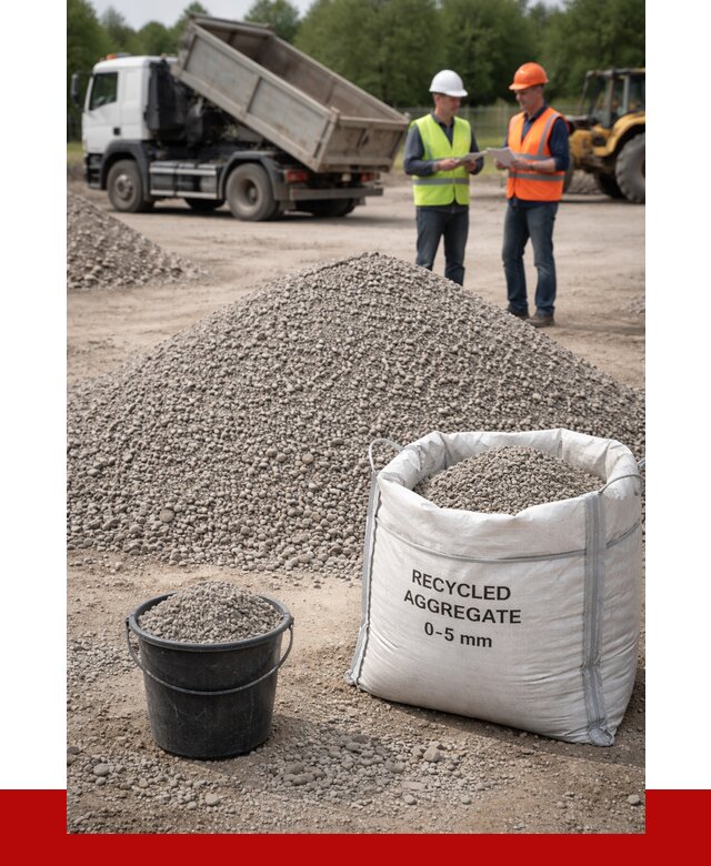 Вторичный щебень фракция 0-5 в Екатеринбурге от 1640 р. ПРОНЕРУДКтр