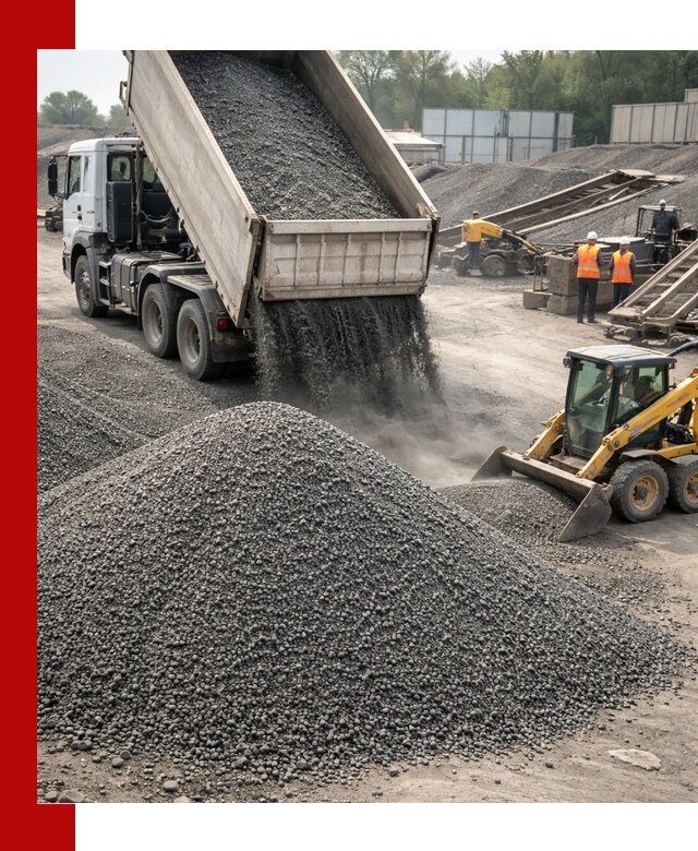 Вторичный щебень фракция 0–5 с доставкой в Екатеринбурге