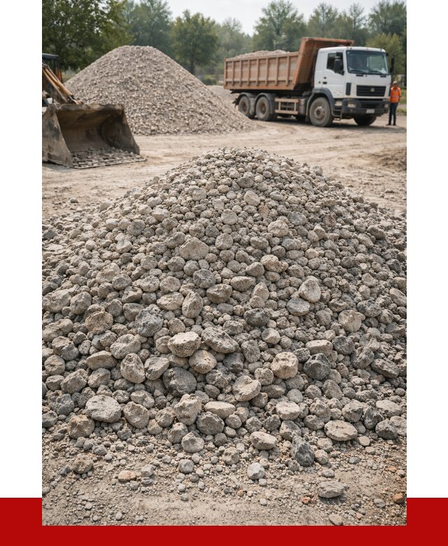 Вторичный щебень фракция 20-40 в Екатеринбурге от 2255 р ПРОНЕРУДКтр