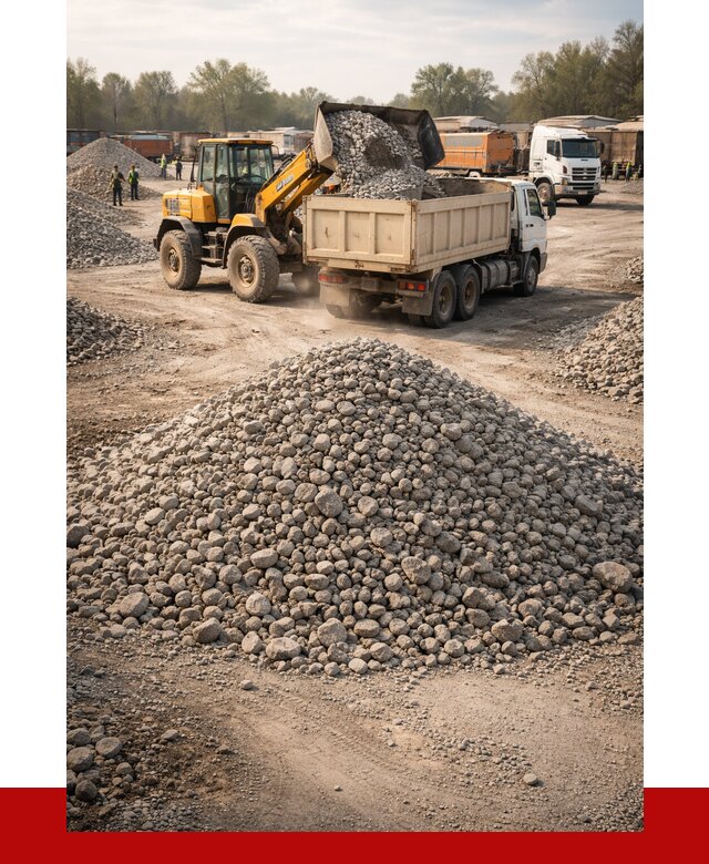 Вторичный щебень фракция 40-70 в Екатеринбурге от 1783 р, ПРОНЕРУДКтр