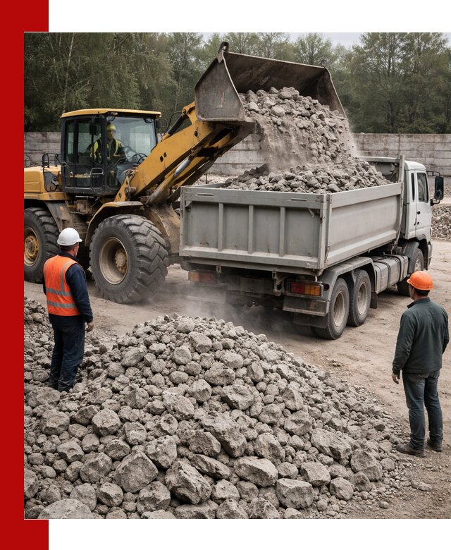 Вторичный щебень фракция 70–150 в Екатеринбурге с доставкой