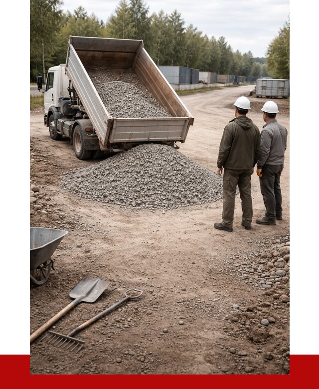 Бетонный щебень фракция 5-20 в Екатеринбурге от 3280 р., ПРОНЕРУДКтр