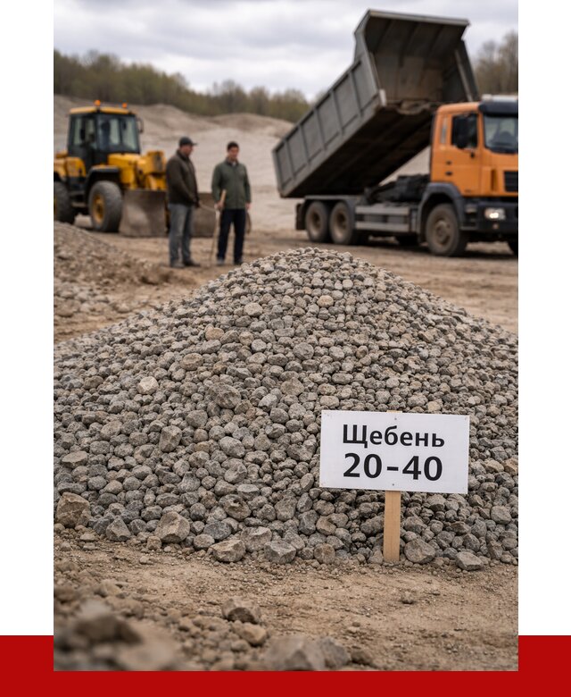 Бетонный щебень фракция 20-40 в Екатеринбурге от 2511 р. | ПРОНЕРУДКтр