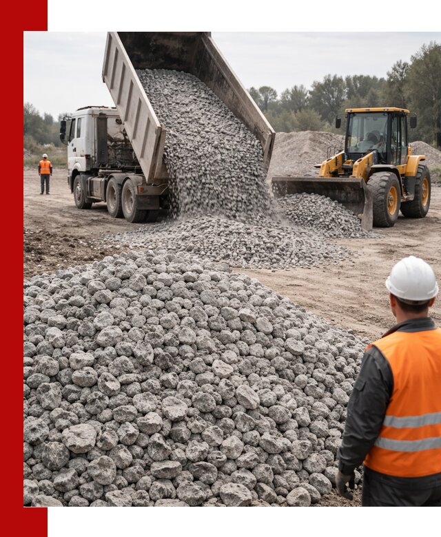 Доставка бетонного щебня фракции 20-40 в Екатеринбурге