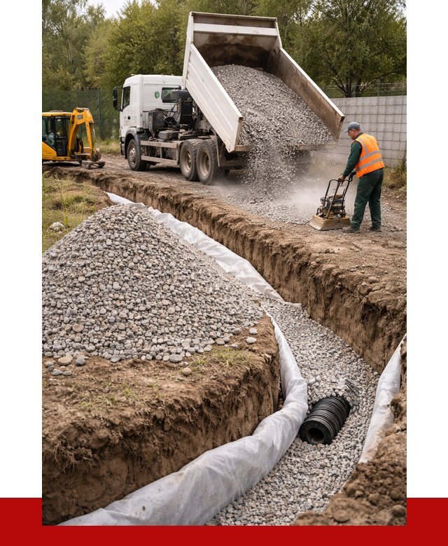 Щебень для дренажа в Екатеринбурге от 1896 р., ПРОНЕРУДКтр доставка