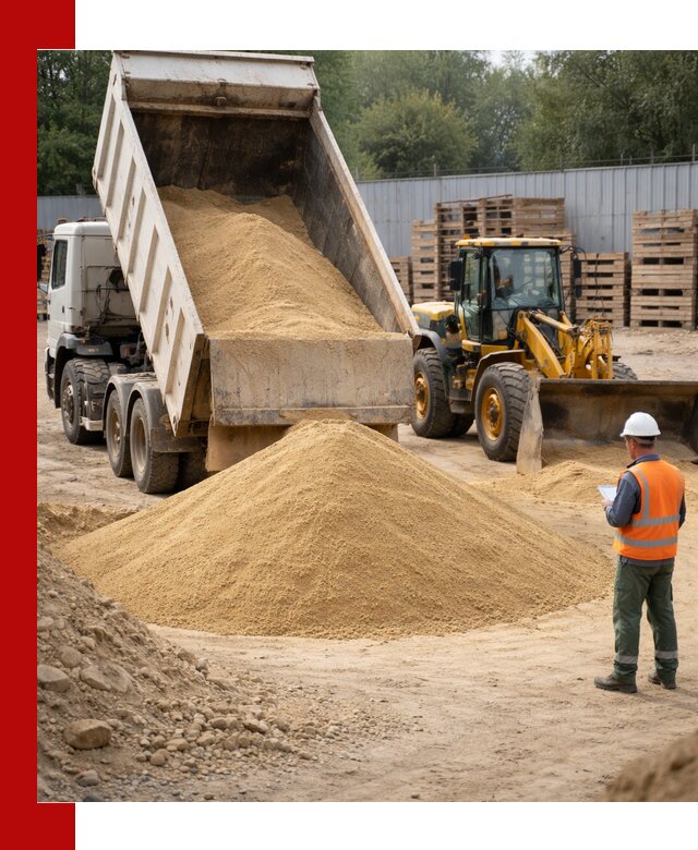 Доставка карьерного мелкозернистого песка в Екатеринбурге