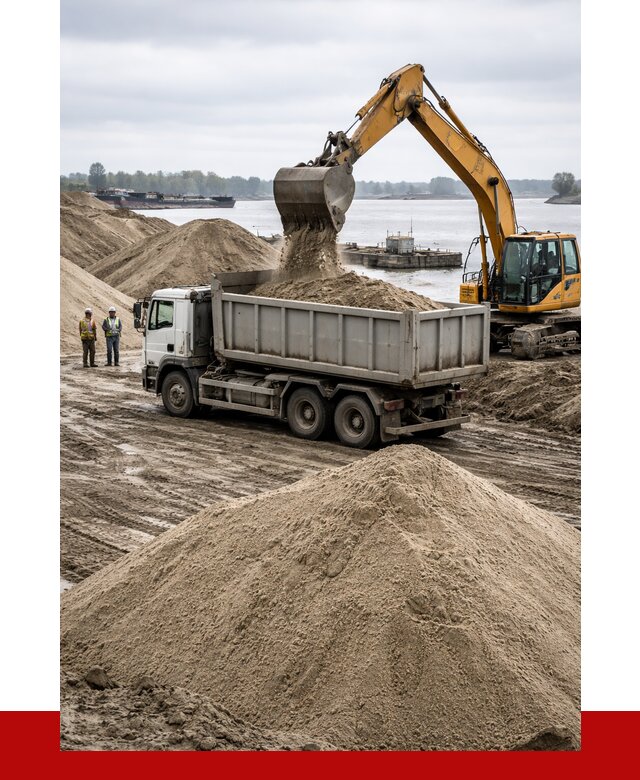 Купить речной песок навалом в Екатеринбурге от 1845 р., ПРОНЕРУДКтр