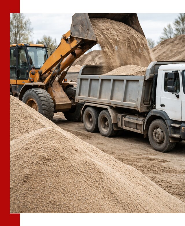 Доставка сеяного песка в Екатеринбурге оптом и в розницу