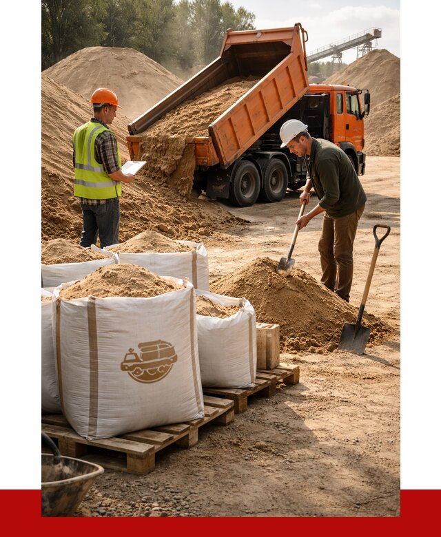 Строительный песок в Екатеринбурге от 2255 р. с доставкой, ПРОНЕРУДКтр