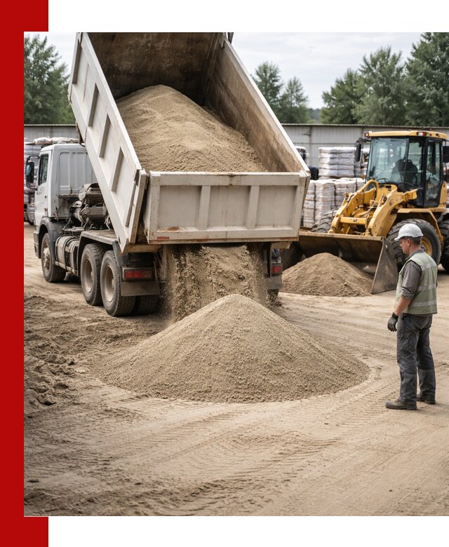 Поставка и доставка песка для бетона в Екатеринбурге