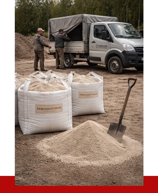Кварцевый песок для пескоструя в Екатеринбурге от 4612 р. | ПРОНЕРУДКтр