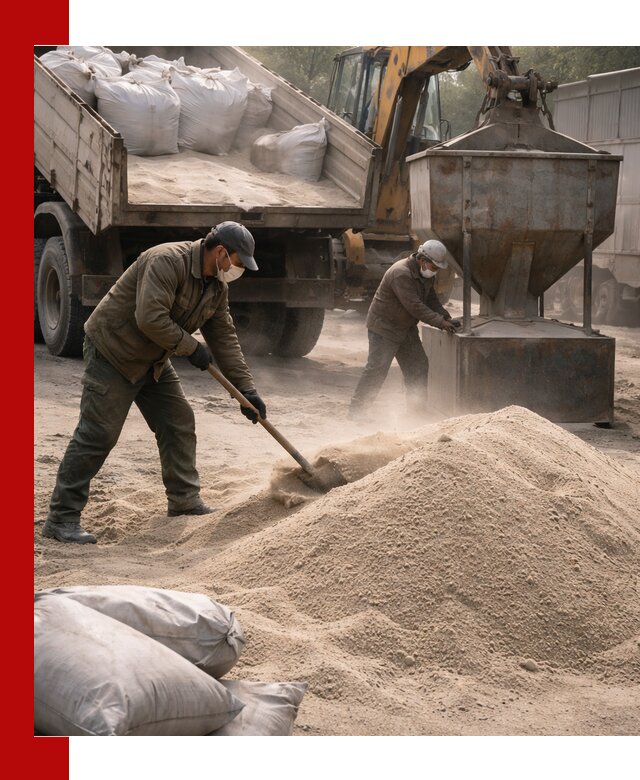 Кварцевый песок для пескоструя в Екатеринбурге — доставка и качество