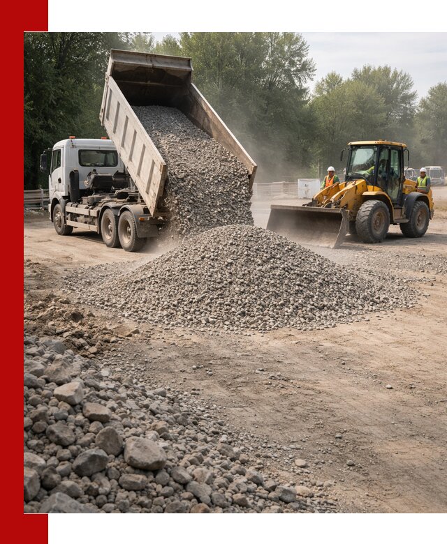 Гравий фракция 5–20 доставка в Екатеринбурге оптом и в розницу