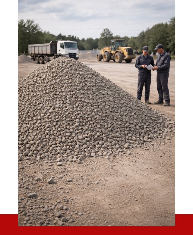 Купить гравий фракция 40-70 в Екатеринбурге от 1230 р. | ПРОНЕРУДКтр