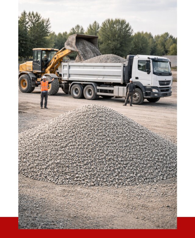 Купить мытый гравий в Екатеринбурге от 3587 р, доставка ПРОНЕРУДКтр