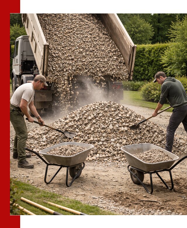 Доставка и продажа декоративной гальки в Екатеринбурге