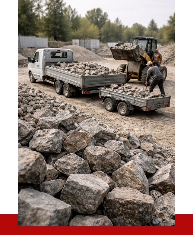 Купить бутовый камень гранитный в Екатеринбурге от 2870 р. | ПРОНЕРУДКтр