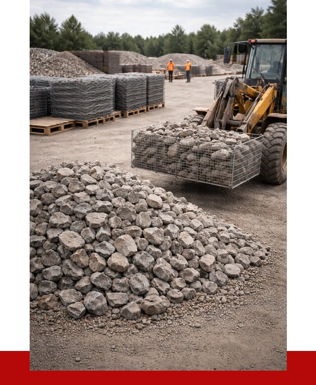 Камень для габионов фракция 70-150 в Екатеринбурге от 4305 р. | ПРОНЕРУДКтр