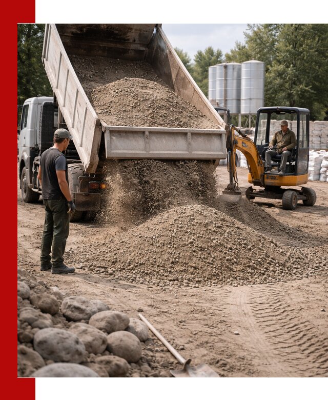 Доставка ПГС С3 в Екатеринбурге самосвалами и миксерами