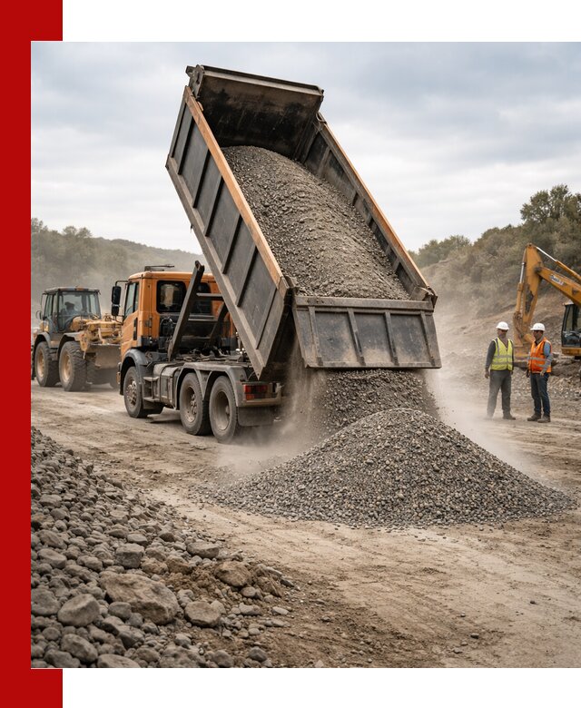 Щебёночно-песчаная смесь ЩПС С1 с доставкой в Екатеринбурге