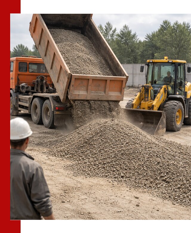 Доставка щпс С8 самосвалами в Екатеринбурге от производителя