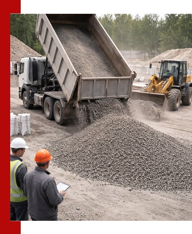 Доставка и продажа гранитного отсева 0-10 в Екатеринбурге