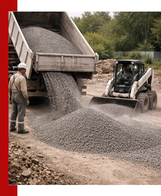 Доставка гравийного отсева 0-5 в Екатеринбурге оптом и в розницу