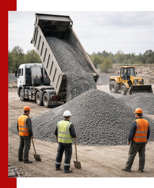 Доставка и продажа гранитной крошки в Екатеринбурге