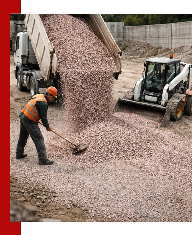 Крошка розовый гранит с доставкой в Екатеринбурге от производителя