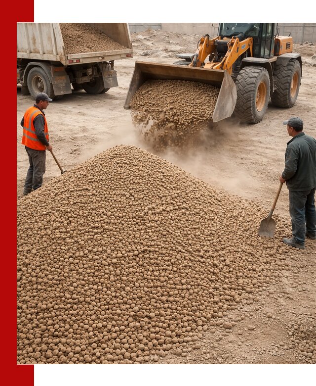 Керамзит фракция 10-20 с доставкой в Екатеринбурге