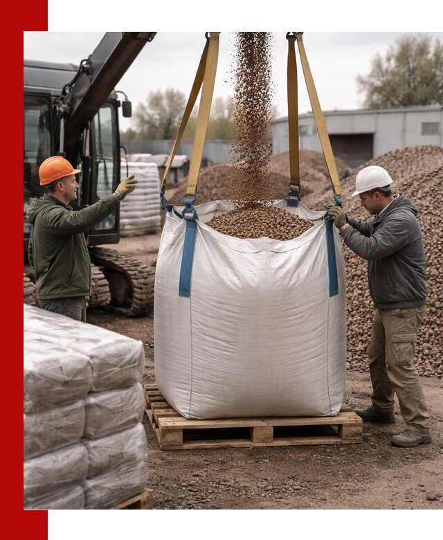 Керамзит в биг-бегах с доставкой в Екатеринбурге