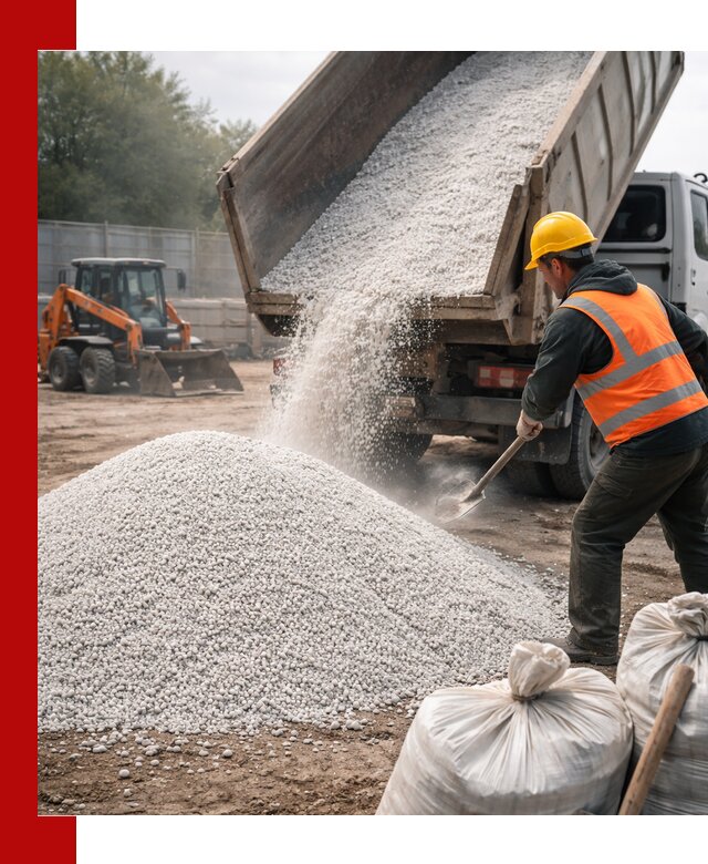 Доставка перлита вспученного в Екатеринбурге оптом и в розницу