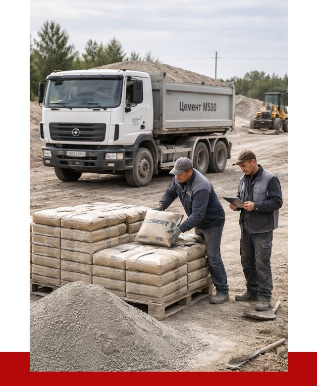 Купить цемент м500 с доставкой в Екатеринбурге от 5329 р. | ПРОНЕРУДКтр