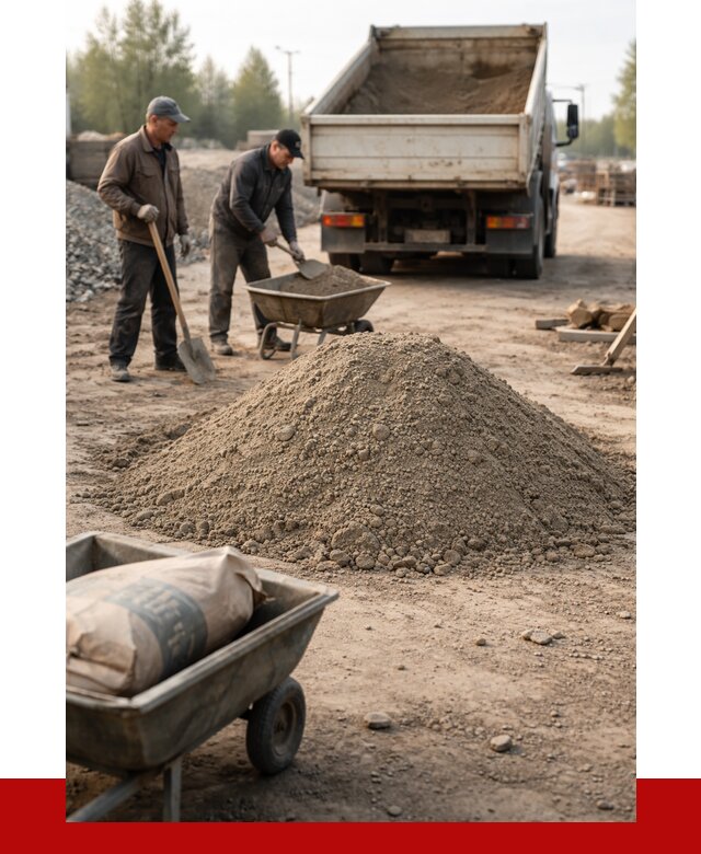 Цементно-песчаная смесь М150 в Екатеринбурге от 4817 р. | ПРОНЕРУДКтр