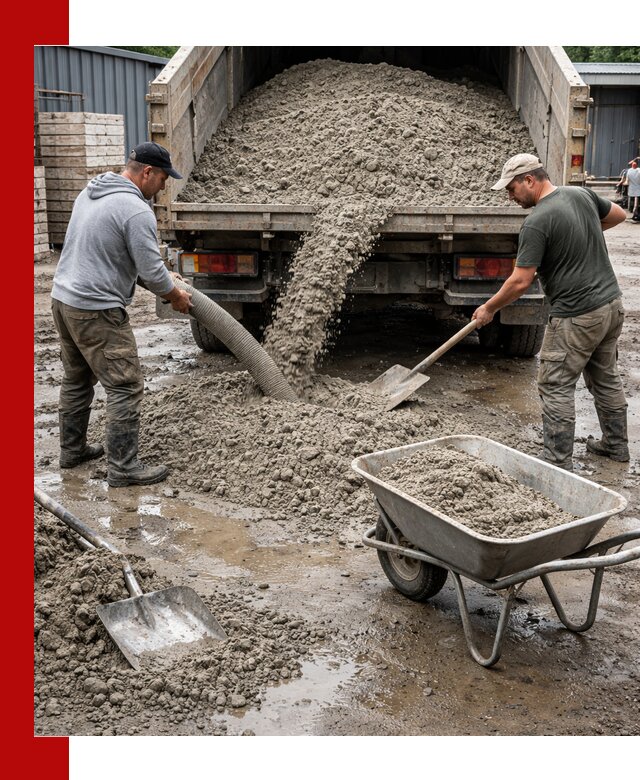 Цементно-песчаная смесь М150 доставка в Екатеринбурге