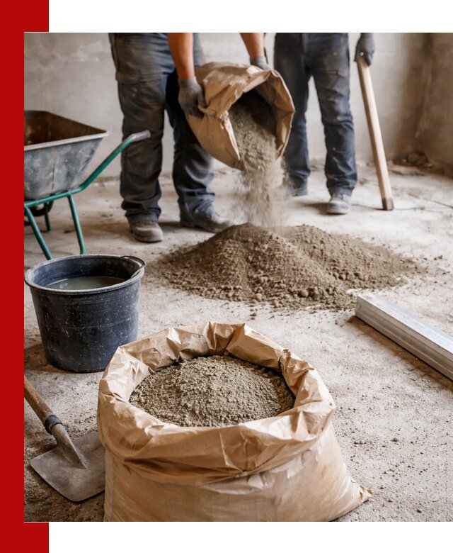 Доставка сухой смеси для стяжки в Екатеринбурге