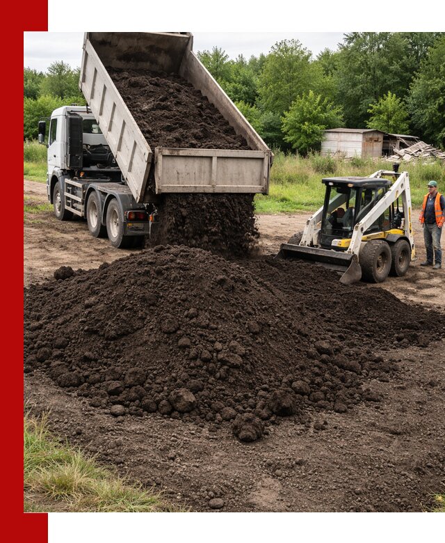 Поставка плодородной земли с доставкой самосвалом в Екатеринбурге